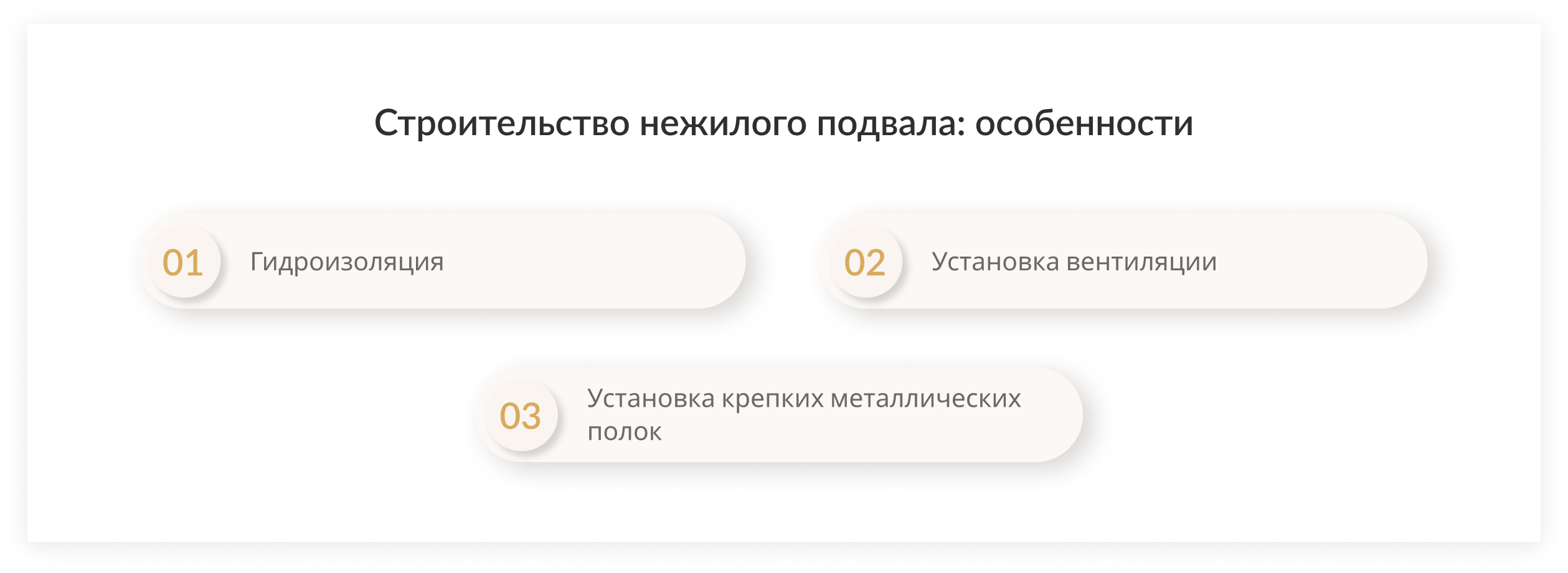 Подвал в частном доме - Как устроить